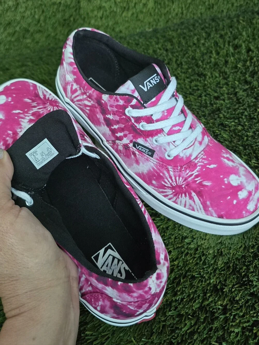 VANS Doheny Lace Up Tie Dye Skate Sneakers